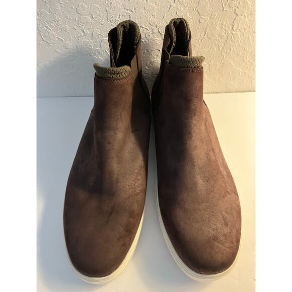 Kenneth Cole Reaction Men Indy Flex Chelsea Mid SK Sneakers, Brown - Picture 1 of 11